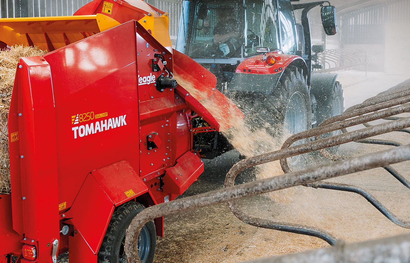 Paillage des logettes 8250T