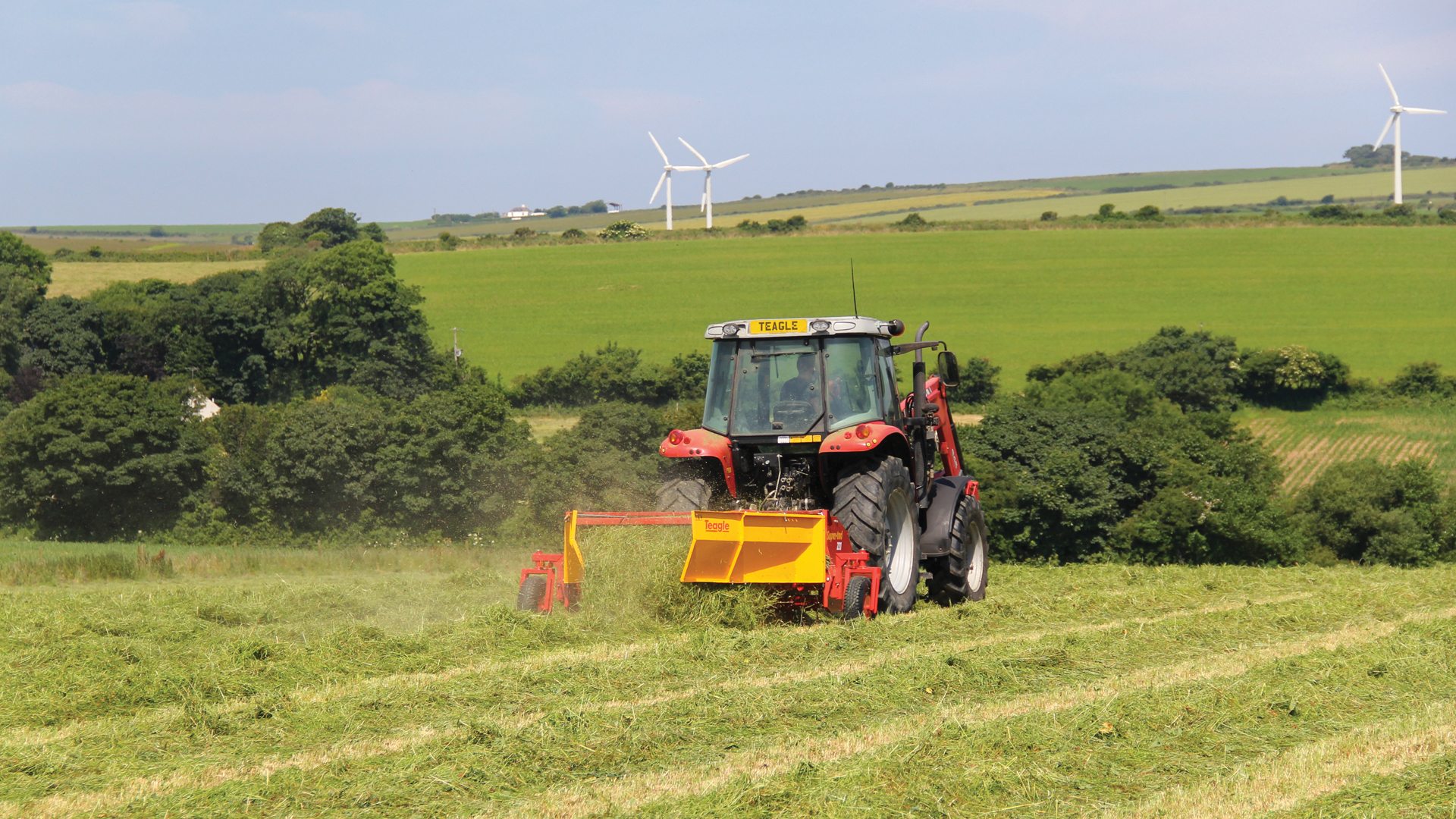 Conditionneur en andain superposé 