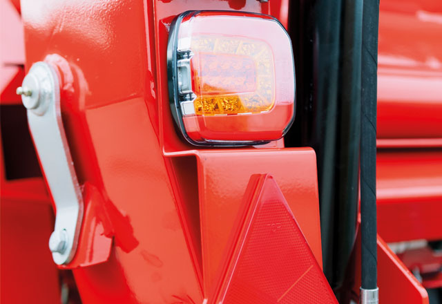 Feux de route et garde-boue